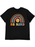 Be Kind Rainbow Graphic Tee