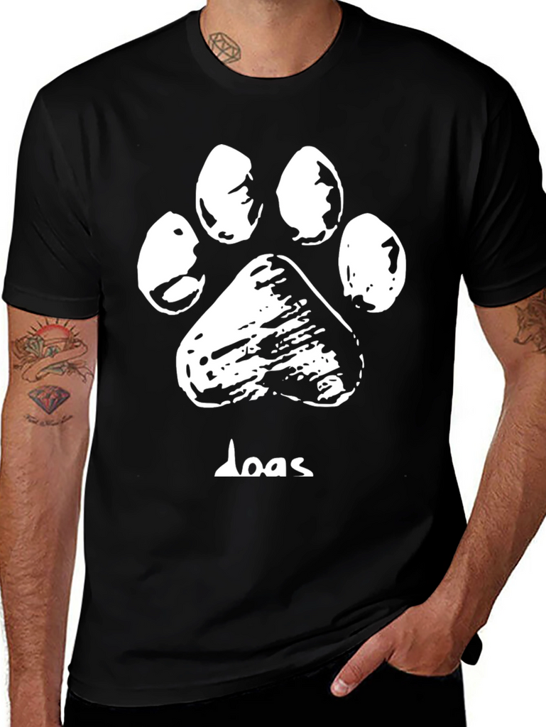 Paw Print T-Shirt - Dog Lover Tee