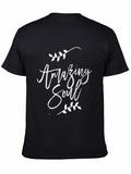 Amazing Soul Graphic Print Crew Neck T-Shirt