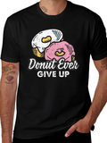 Donut Ever Give Up Graphic Tee