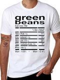 Green Beans Nutrition Facts Novelty T-Shirt