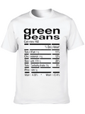 Green Beans Nutrition Facts Novelty T-Shirt