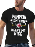 Pumpkin Is My Game T-Shirt - Fall Graphic Tee