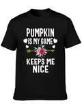 Pumpkin Is My Game T-Shirt - Fall Graphic Tee