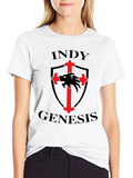 Indy Genesis Graphic Print Crew Neck T-Shirt