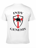 Indy Genesis Graphic Print Crew Neck T-Shirt
