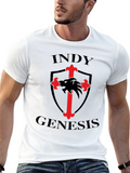 Indy Genesis Graphic Print Crew Neck T-Shirt