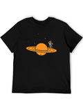 Saturn Cyclist Graphic T-Shirt