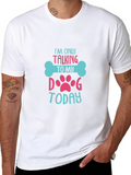 Im Only Talking to My Dog Today Graphic Tee