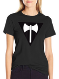 Black Labrys T-Shirt - Lesbian Pride Symbol