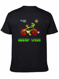 Healthy Living Bicycle Graphic Tee