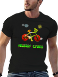 Healthy Living Bicycle Graphic Tee