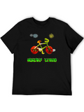 Healthy Living Bicycle Graphic Tee