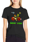 Healthy Living Bicycle Graphic Tee