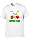Healthy Living Bicycle Graphic Tee