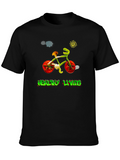 Healthy Living Bicycle Graphic Tee