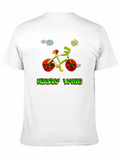 Healthy Living Bicycle Graphic Tee
