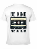Retro Be Kind Rewind Cassette Tape Graphic Tee