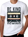 Retro Be Kind Rewind Cassette Tape Graphic Tee
