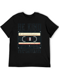 Retro Be Kind Rewind Cassette Tape Graphic Tee