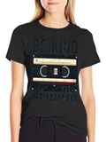 Retro Be Kind Rewind Cassette Tape Graphic Tee