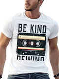 Retro Be Kind Rewind Cassette Tape Graphic Tee