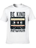 Retro Be Kind Rewind Cassette Tape Graphic Tee