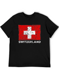 Switzerland Flag Graphic T-Shirt