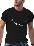 Synchronized Swimming ECG Black Tee