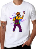 Cool Graffiti Artist Graphic T-Shirt