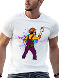 Cool Graffiti Artist Graphic T-Shirt