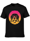 Dog Sunset Graphic Tee