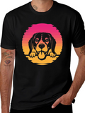 Dog Sunset Graphic Tee