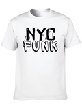 NYC Funk Graphic Print Black T-Shirt