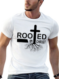 Rooted In Christ Graphic T-Shirt - Black