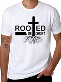 Rooted In Christ Graphic T-Shirt - Black