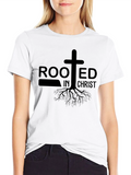 Rooted In Christ Graphic T-Shirt - Black
