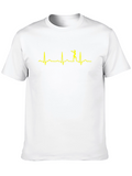 Zombie Heartbeat T-Shirt - Walking Dead ECG Tee