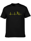 Zombie Heartbeat T-Shirt - Walking Dead ECG Tee