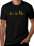 Zombie Heartbeat T-Shirt - Walking Dead ECG Tee