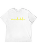 Zombie Heartbeat T-Shirt - Walking Dead ECG Tee