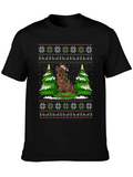 Dog Christmas Tree Ugly Christmas Sweater T-Shirt