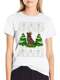 Dog Christmas Tree Ugly Christmas Sweater T-Shirt