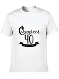 Chapter 40 ETS 1980 Black Graphic T-Shirt