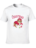 Christmas Sloth Graphic T-Shirt