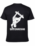 Skateboarding Graphic Tee - Cool Grunge Design