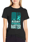 22 A Day Veteran Lives Matter Graphic T-Shirt