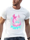 Axolotl Water Puppy Black T-Shirt