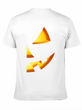 Halloween Pumpkin Face Graphic Tee