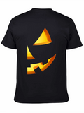 Halloween Pumpkin Face Graphic Tee